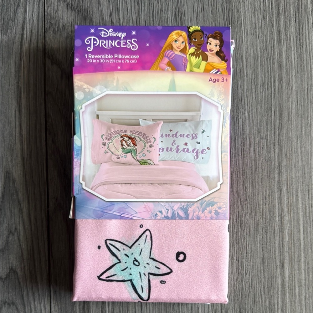 Disney Princess Pink Pillowcase